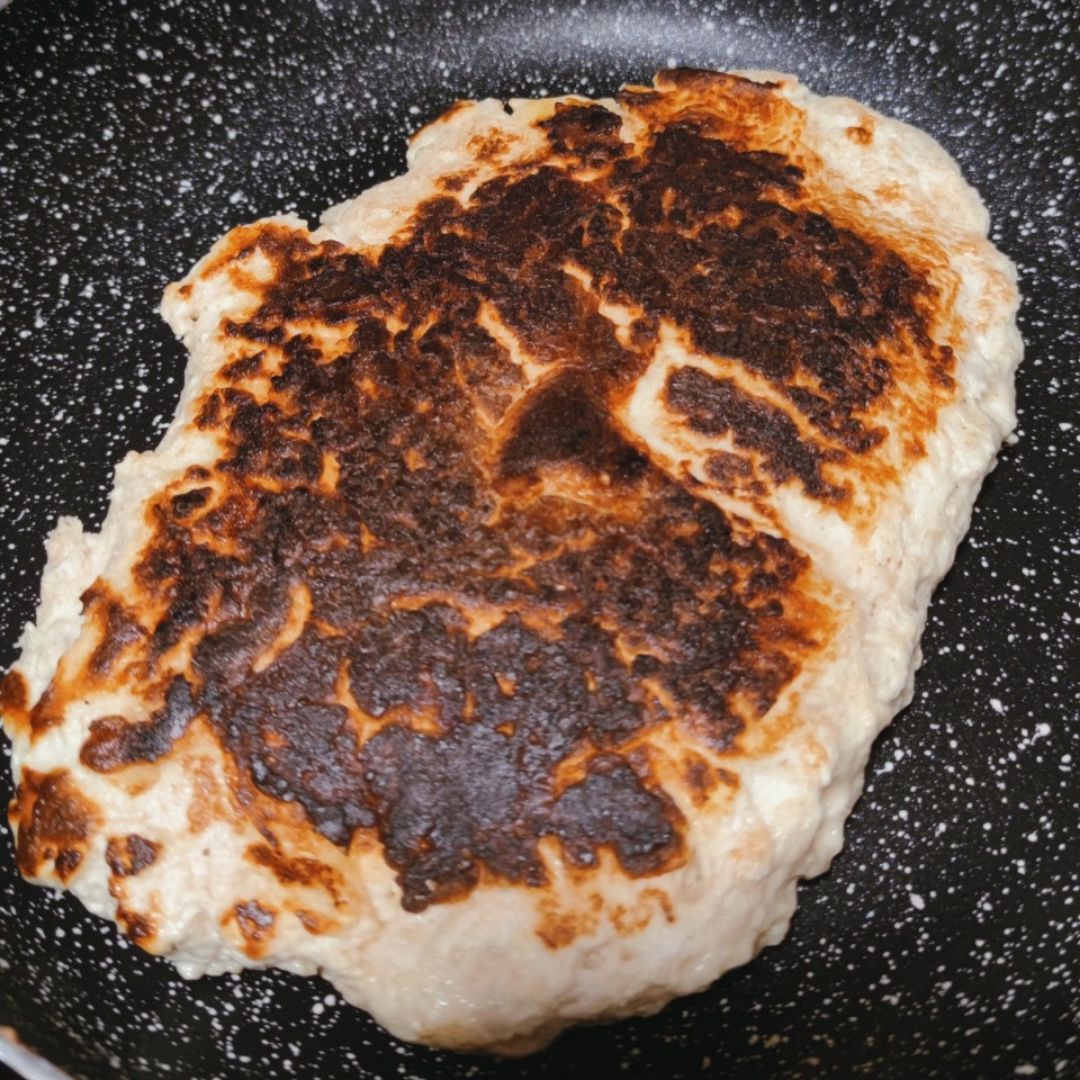 Pan mollete en sartén, adaptación de la receta de @borg_91 Pan mollete en sartén, adaptación de la receta de @borg_91