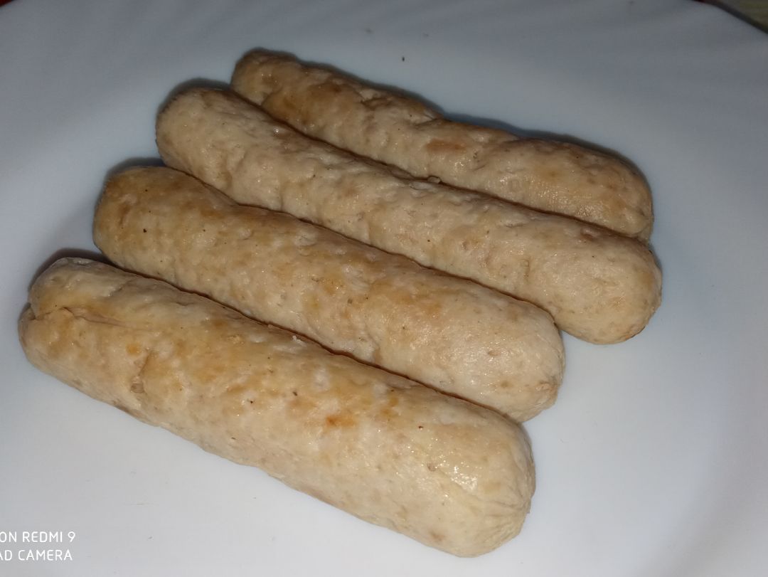 Salchichas de pollo