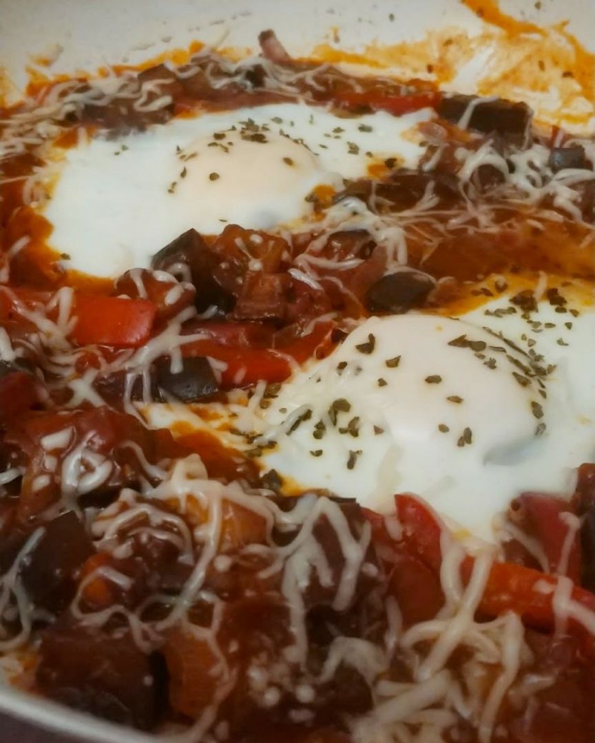Sartenada de huevos y verduras Sartenada de huevos y verduras