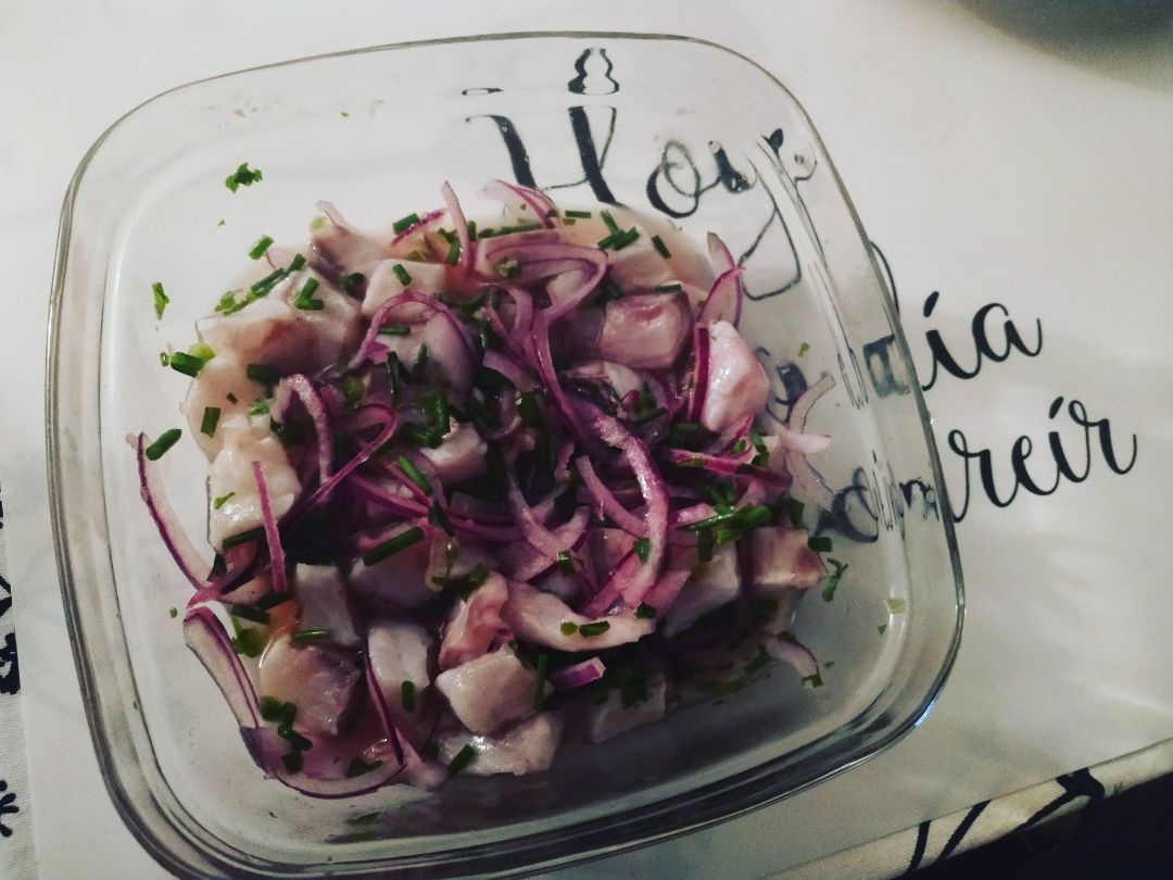 Ceviche de corvina Ceviche de corvina