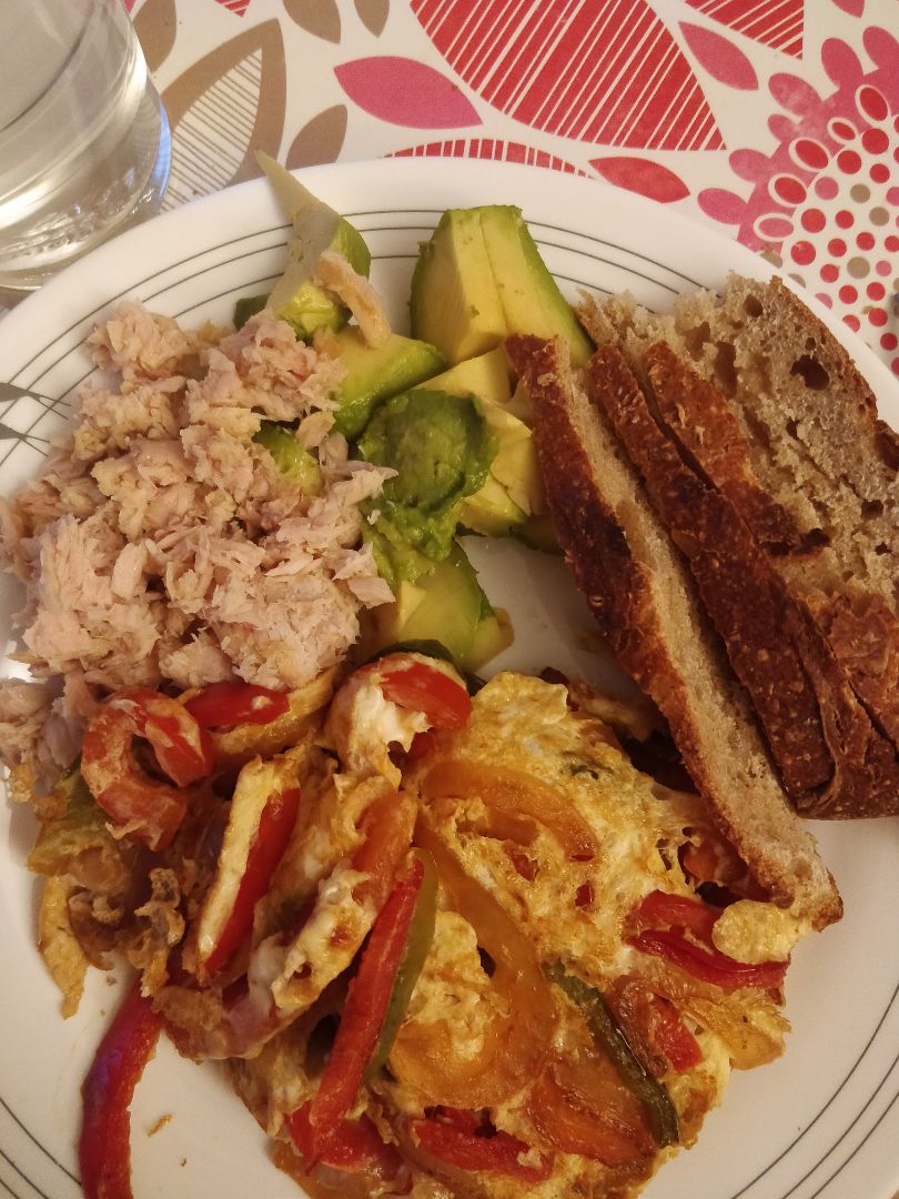Cena rápida: tortilla de verduras Cena rápida: tortilla de verduras