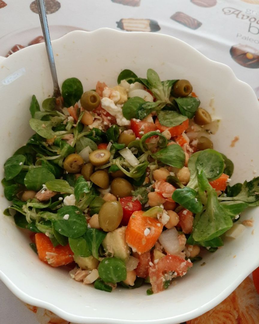Ensalada de garbanzos Ensalada de garbanzos
