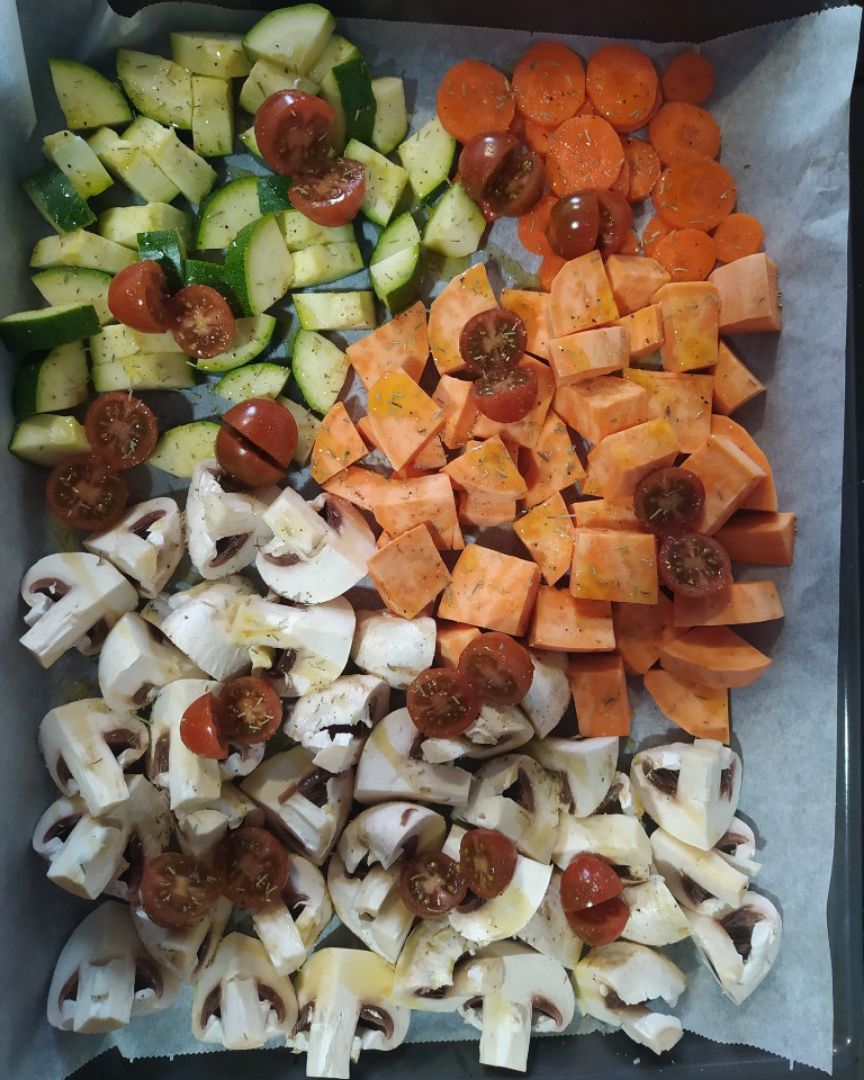 Verduras especiadas al horno Verduras especiadas al horno