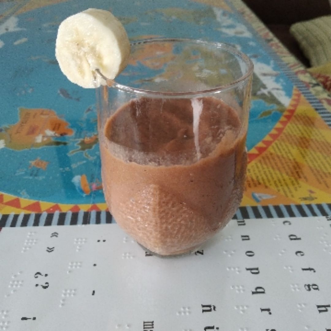 Batido de platano y manzana Batido de platano y manzana