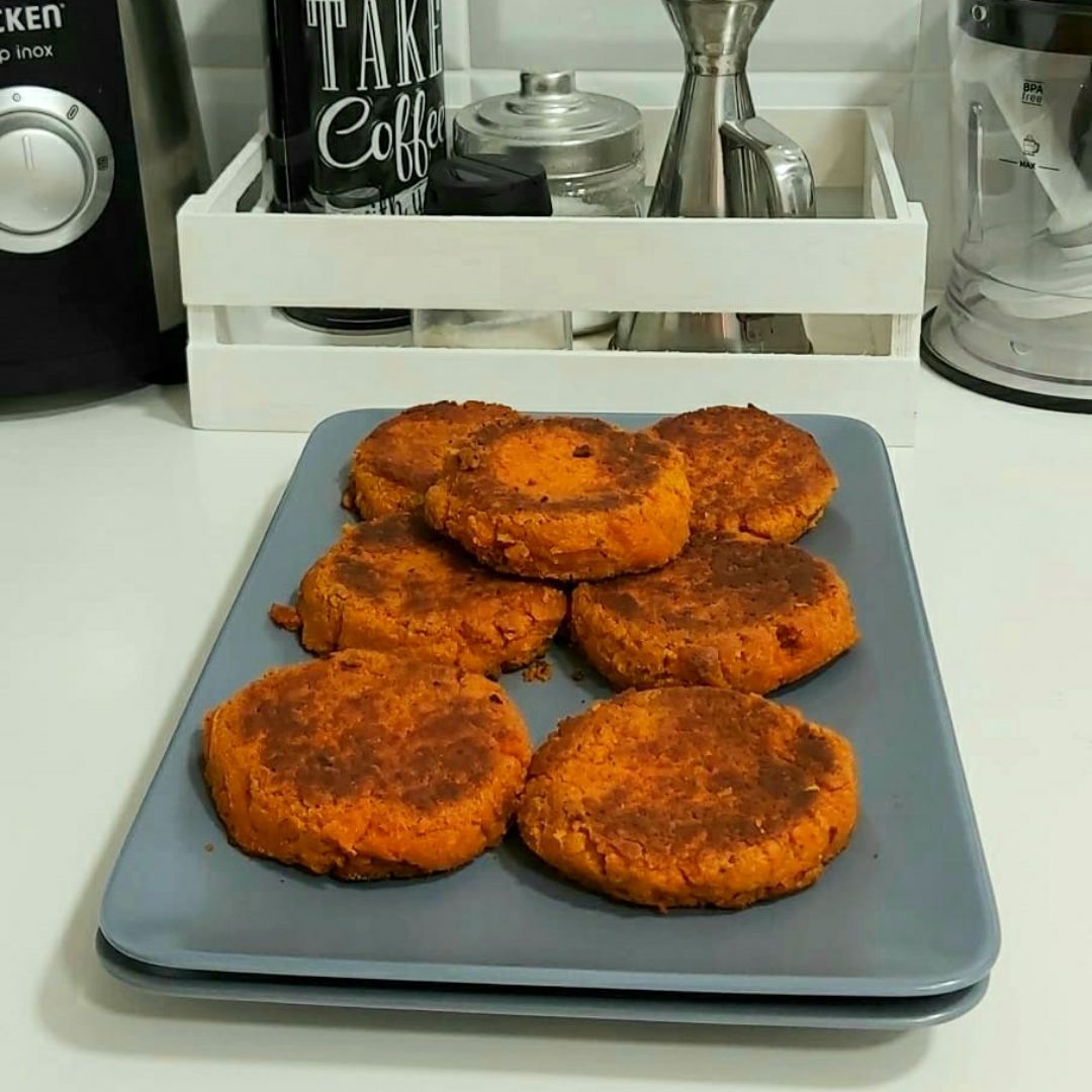 Hamburguesas de garbanzos y pimientos del piquillo  Paso 7