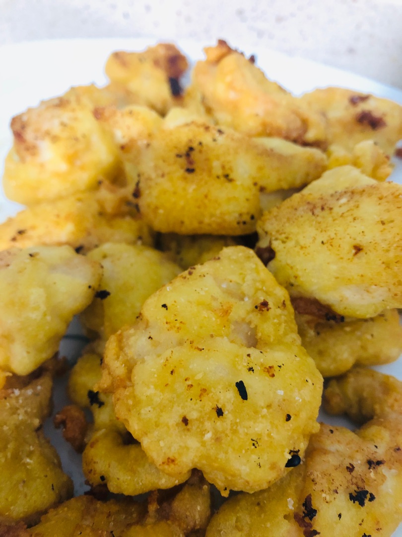 Nuggets de pollo con harina de garbanzo 