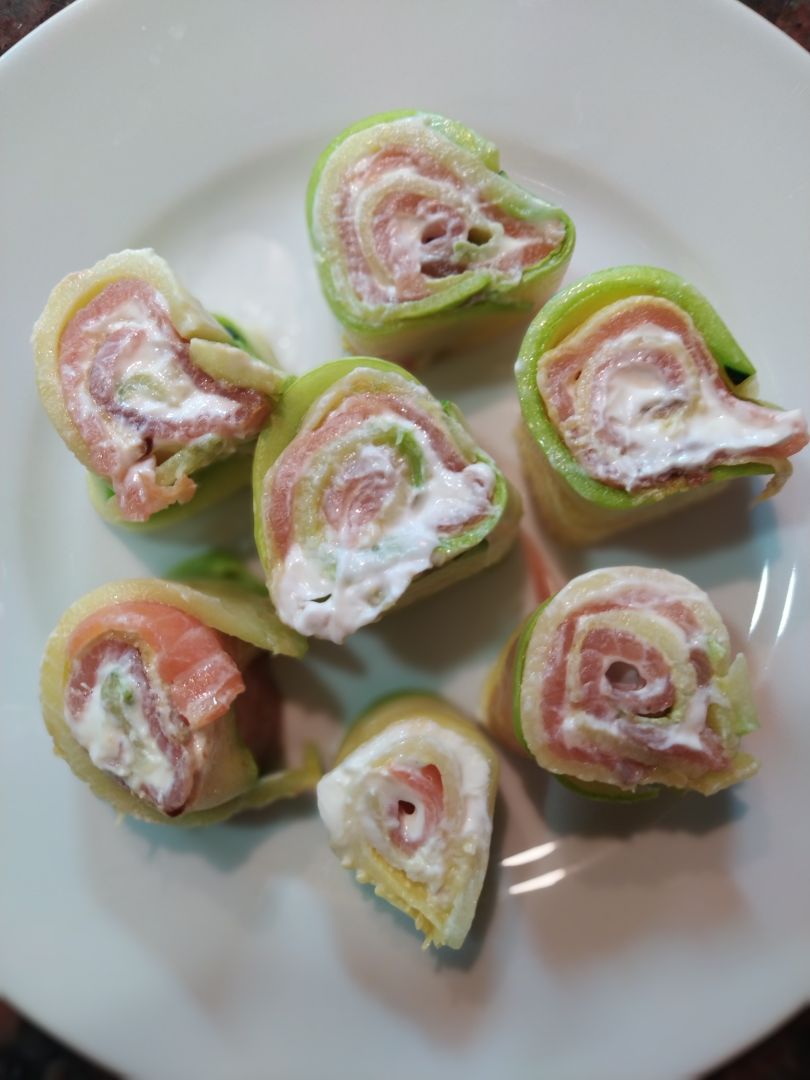 Makis de Calabacín y Salmon