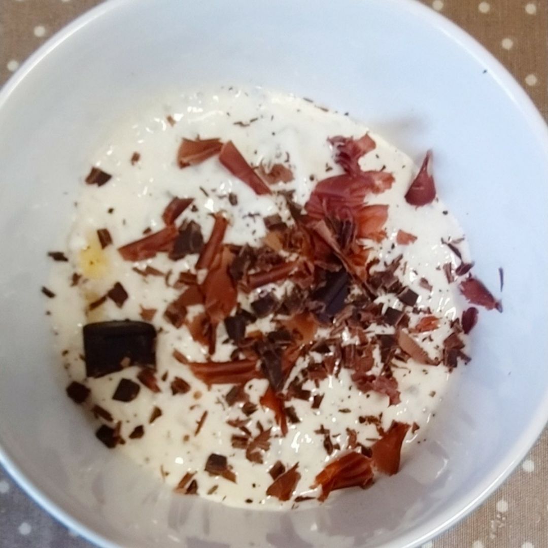 Yogurt batido crujiente Yogurt batido crujiente