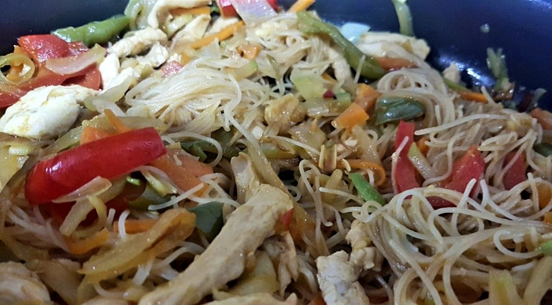 Fideos chinos a mi manera Fideos chinos a mi manera