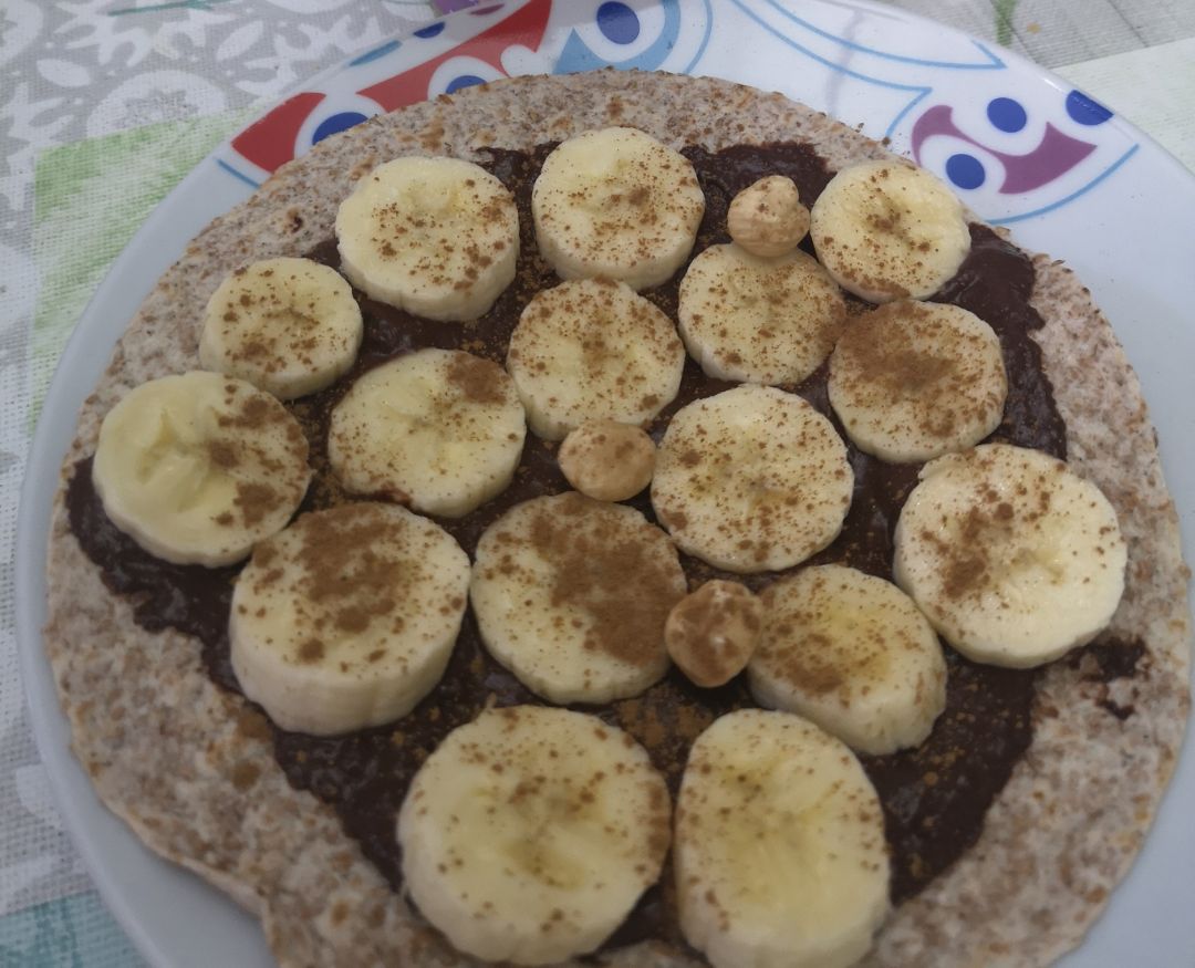 Tortita con nocilla 