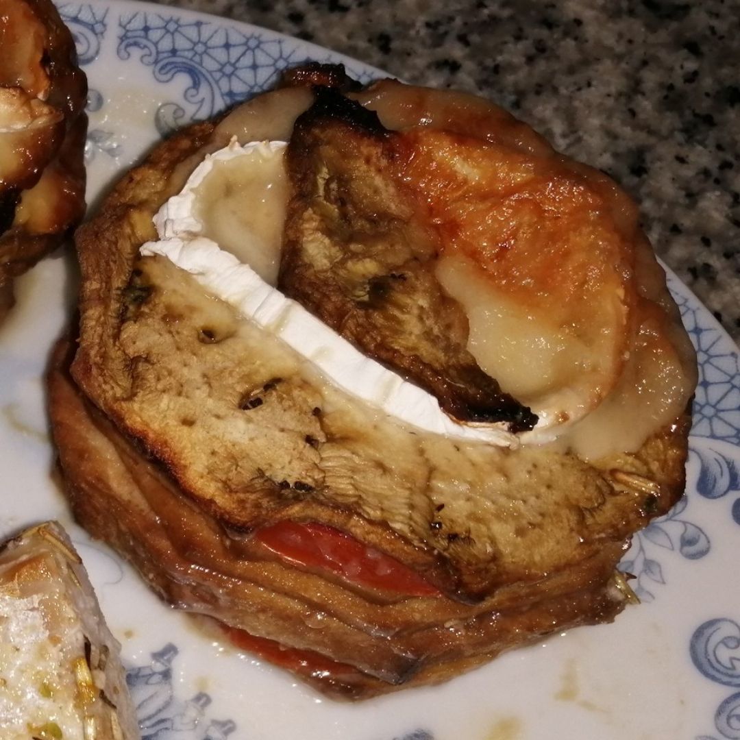 Montaditos de berenjena Montaditos de berenjena