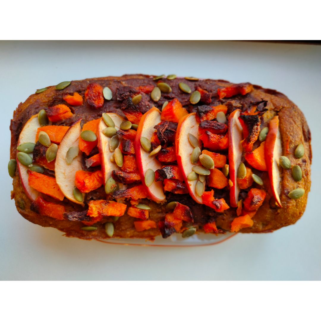 BIZCOCHO DE CALABAZA (Efecto marmolado)