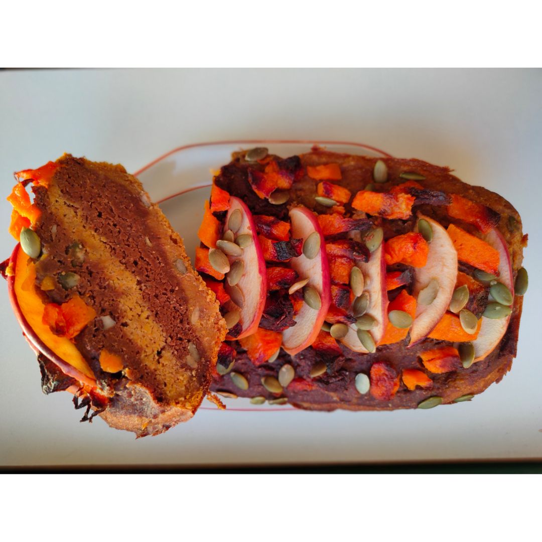 BIZCOCHO DE CALABAZA (Efecto marmolado) Paso 7