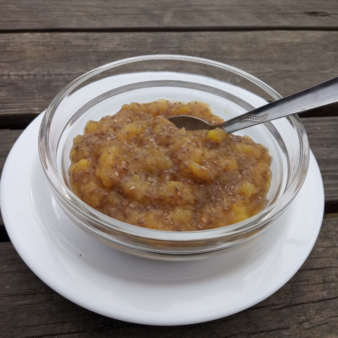 Mermelada de mango y manzana sin azúcar