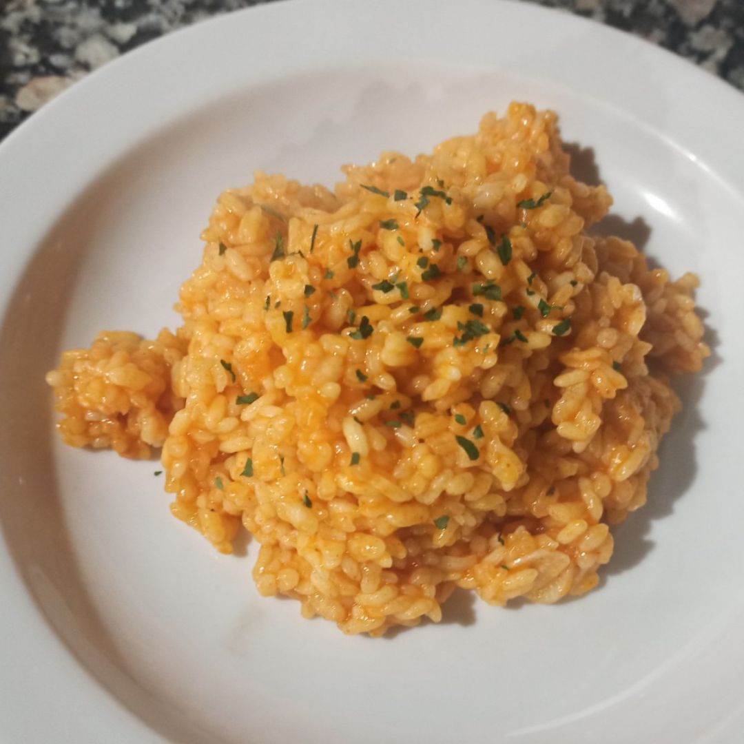 Arroz colorao o arroz al trote 😋 Arroz colorao o arroz al trote 😋