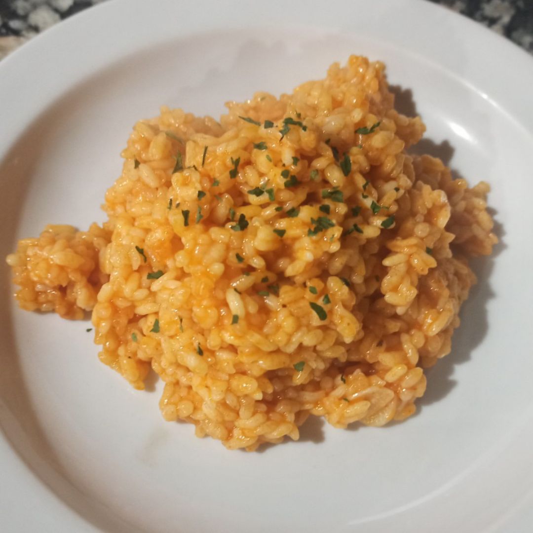 Arroz colorao o arroz al trote 😋 Paso 6 Arroz colorao o arroz al trote 😋 Paso 6