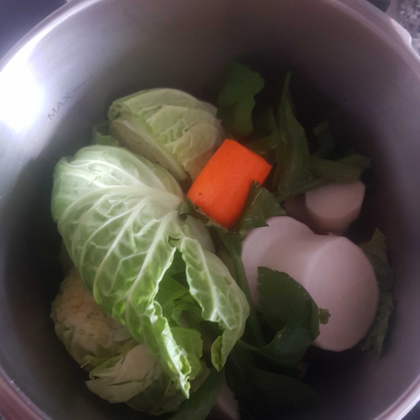 Caldo de verduras Step 0