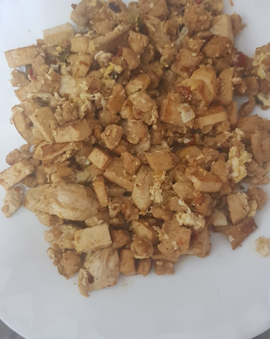 Tofu con quinoa y pavo Tofu con quinoa y pavo
