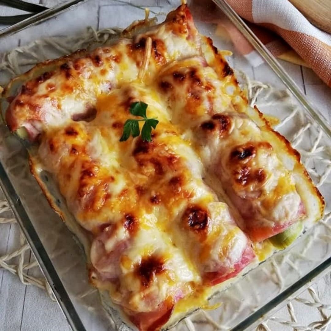 Puerros gratinados Puerros gratinados