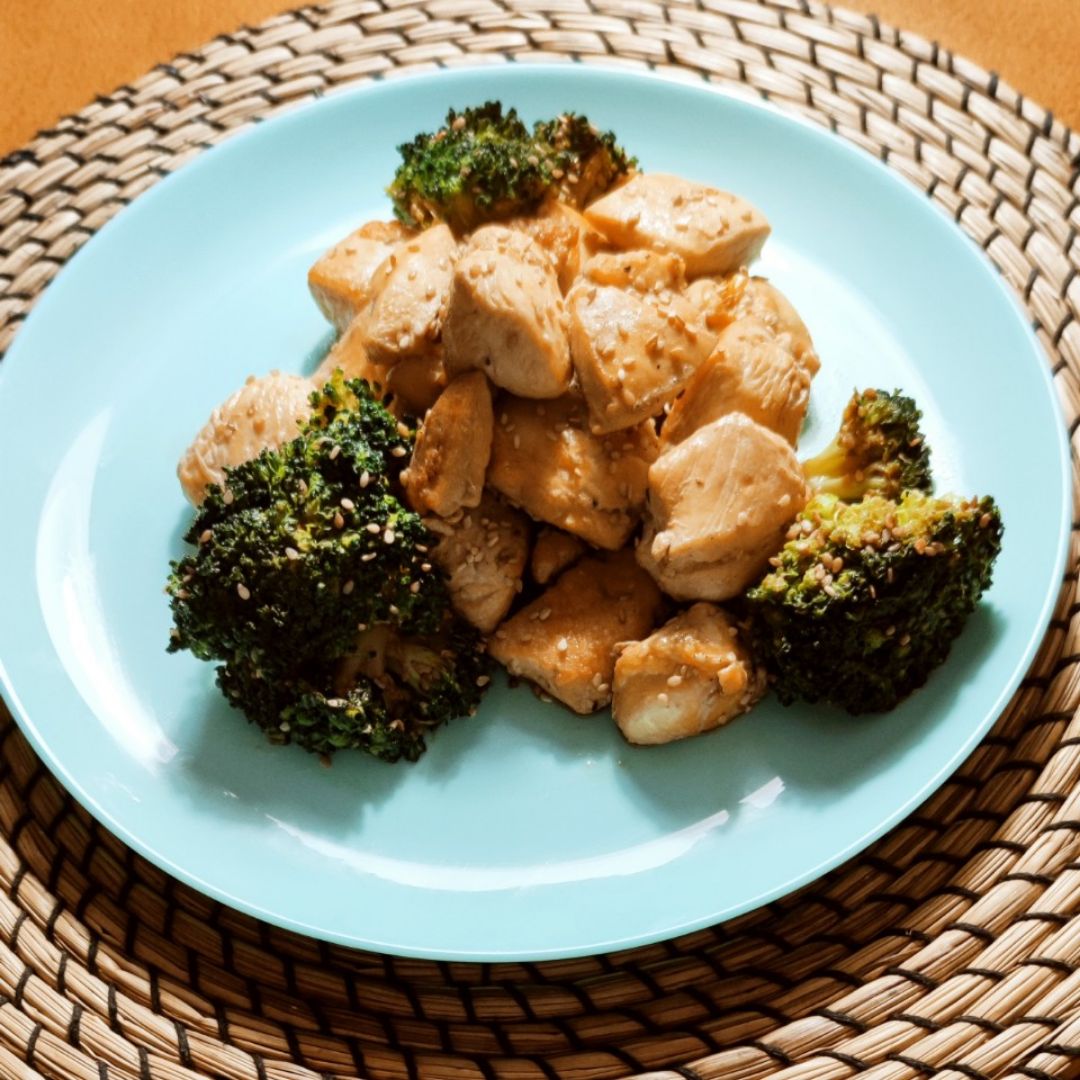 Brócoli con pollo
