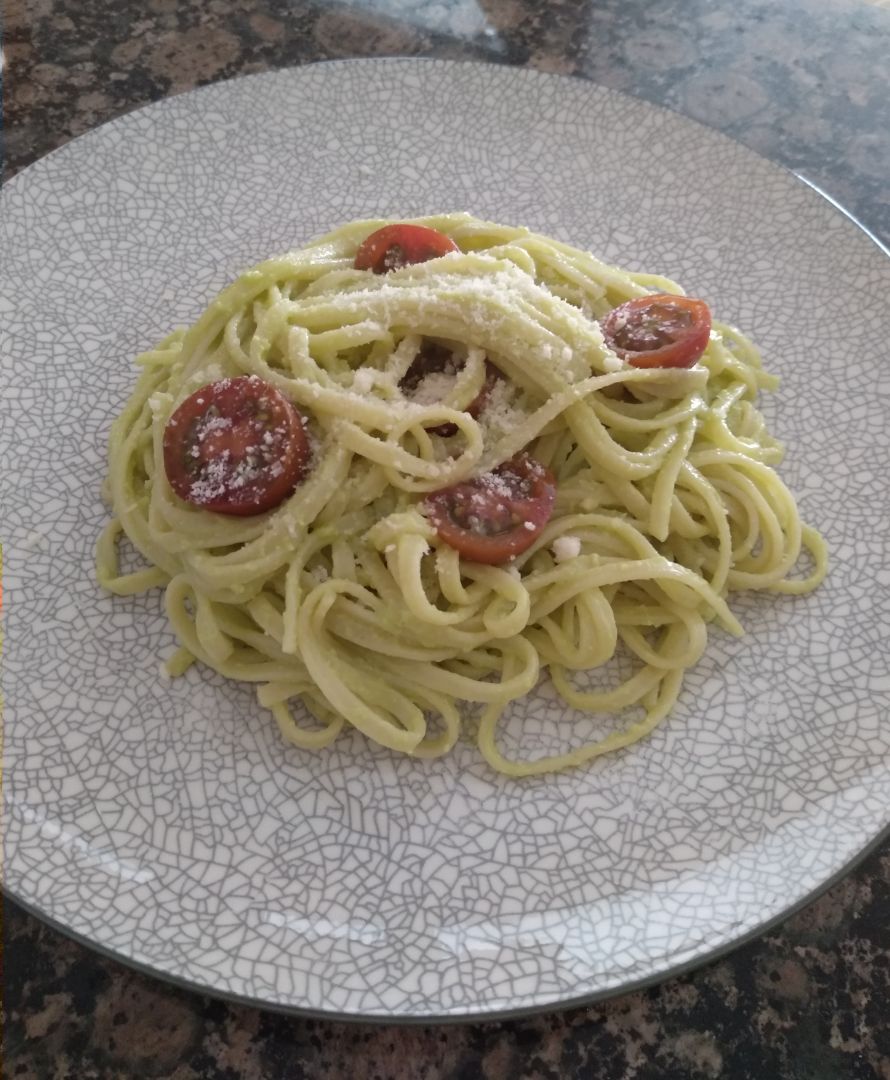 Pasta con salsa de aguacate Pasta con salsa de aguacate
