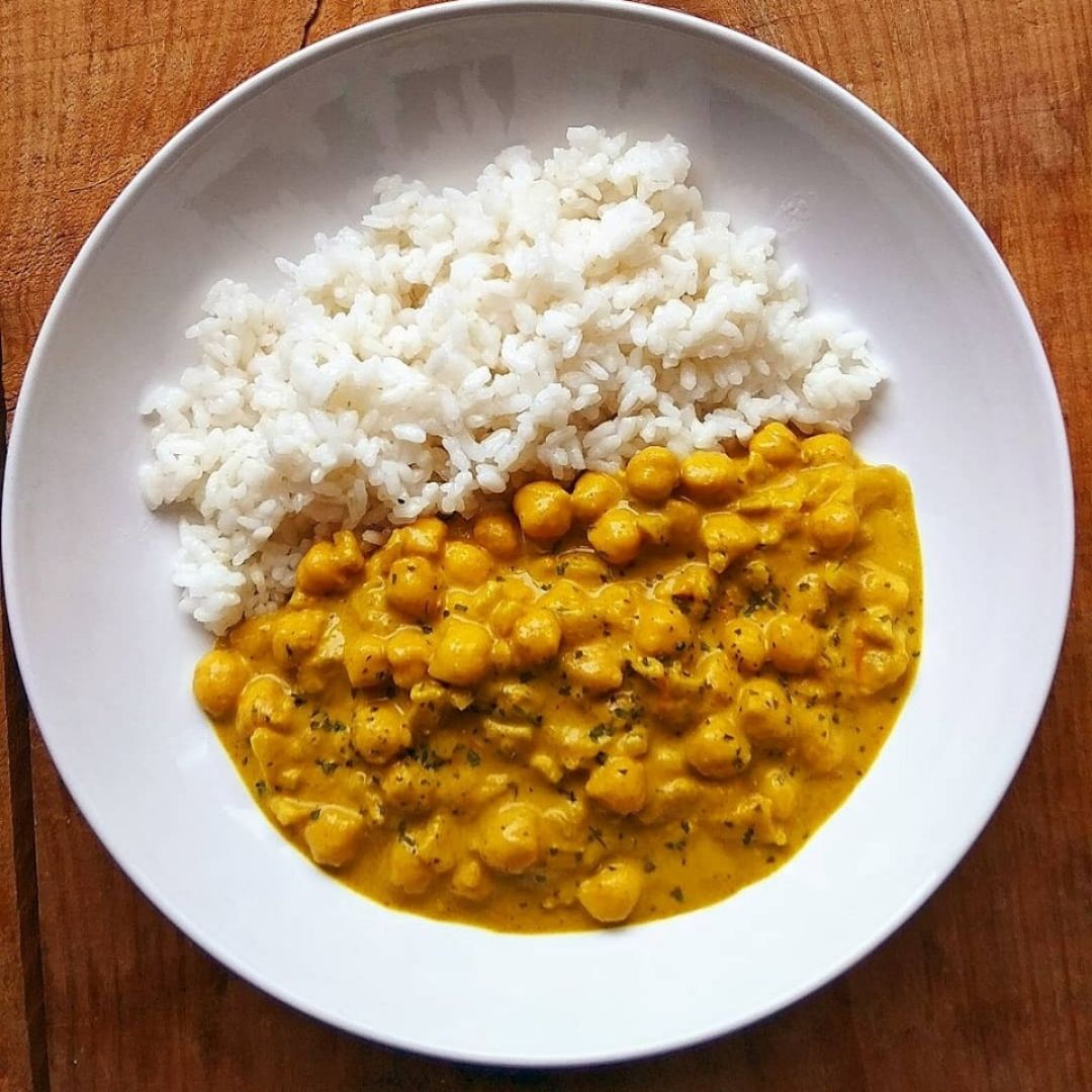 Curry de garbanzos