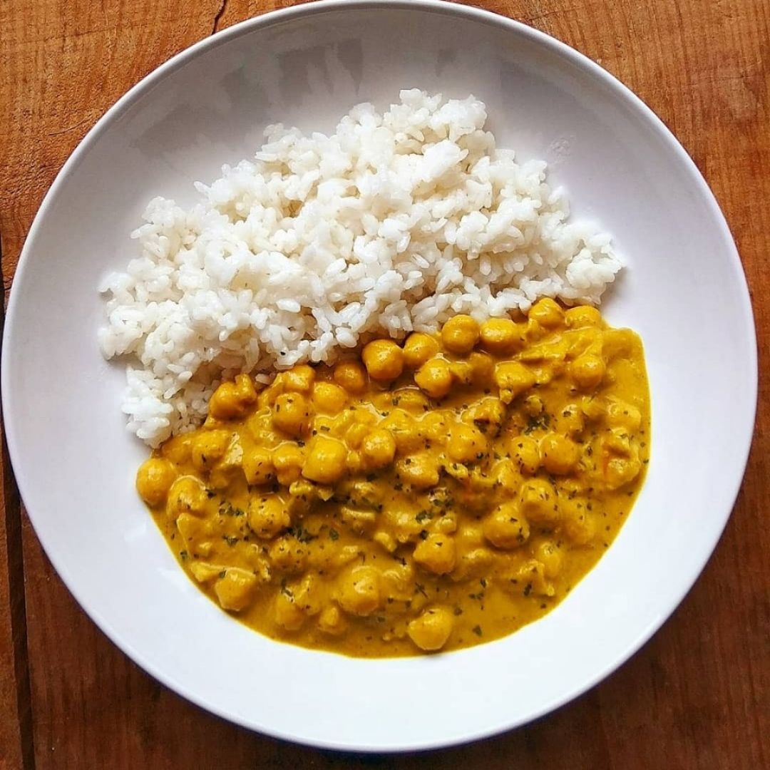 Curry de garbanzos Curry de garbanzos