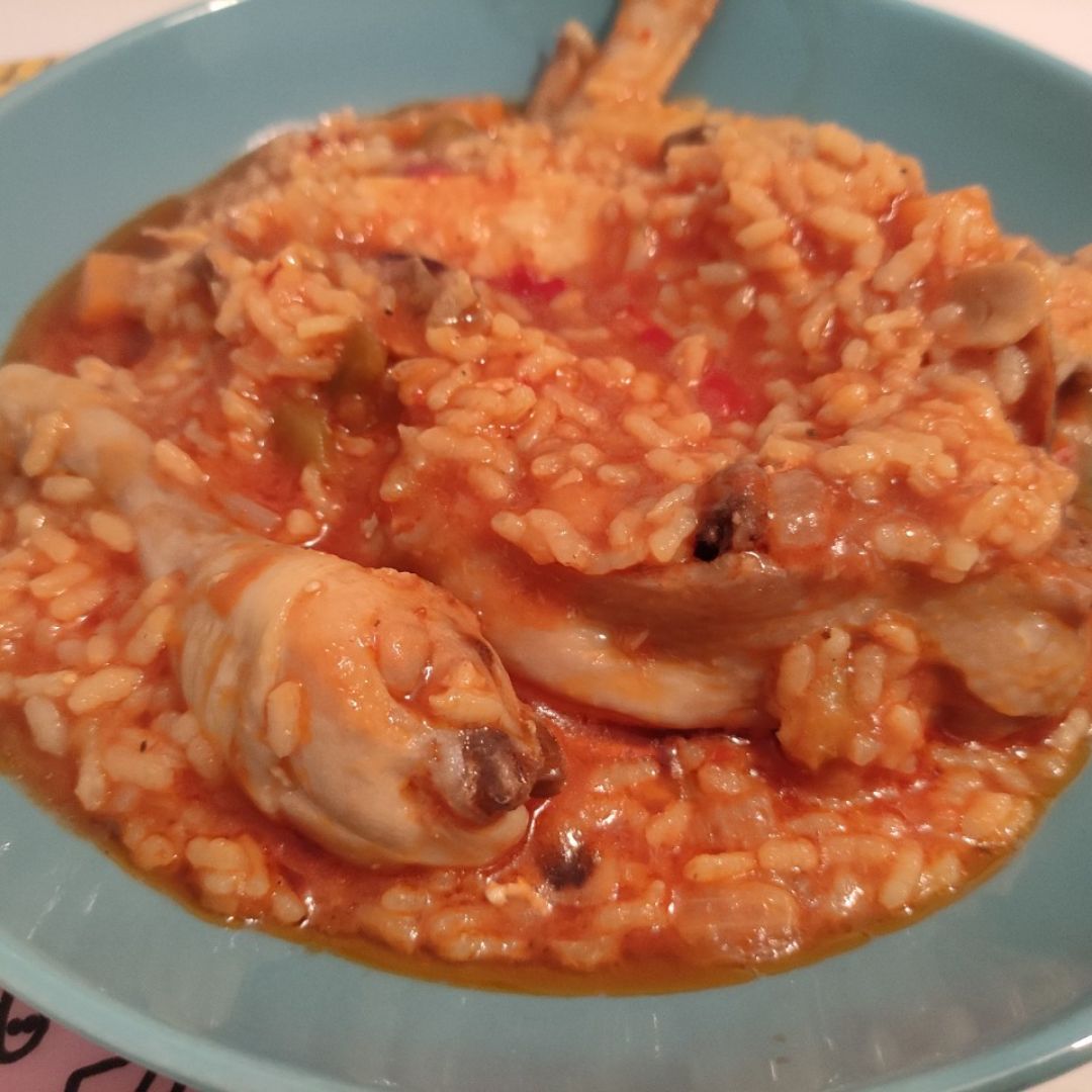 Arroz caldoso con pollo Arroz caldoso con pollo
