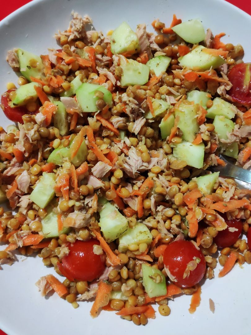 Ensalada de lentejas Ensalada de lentejas