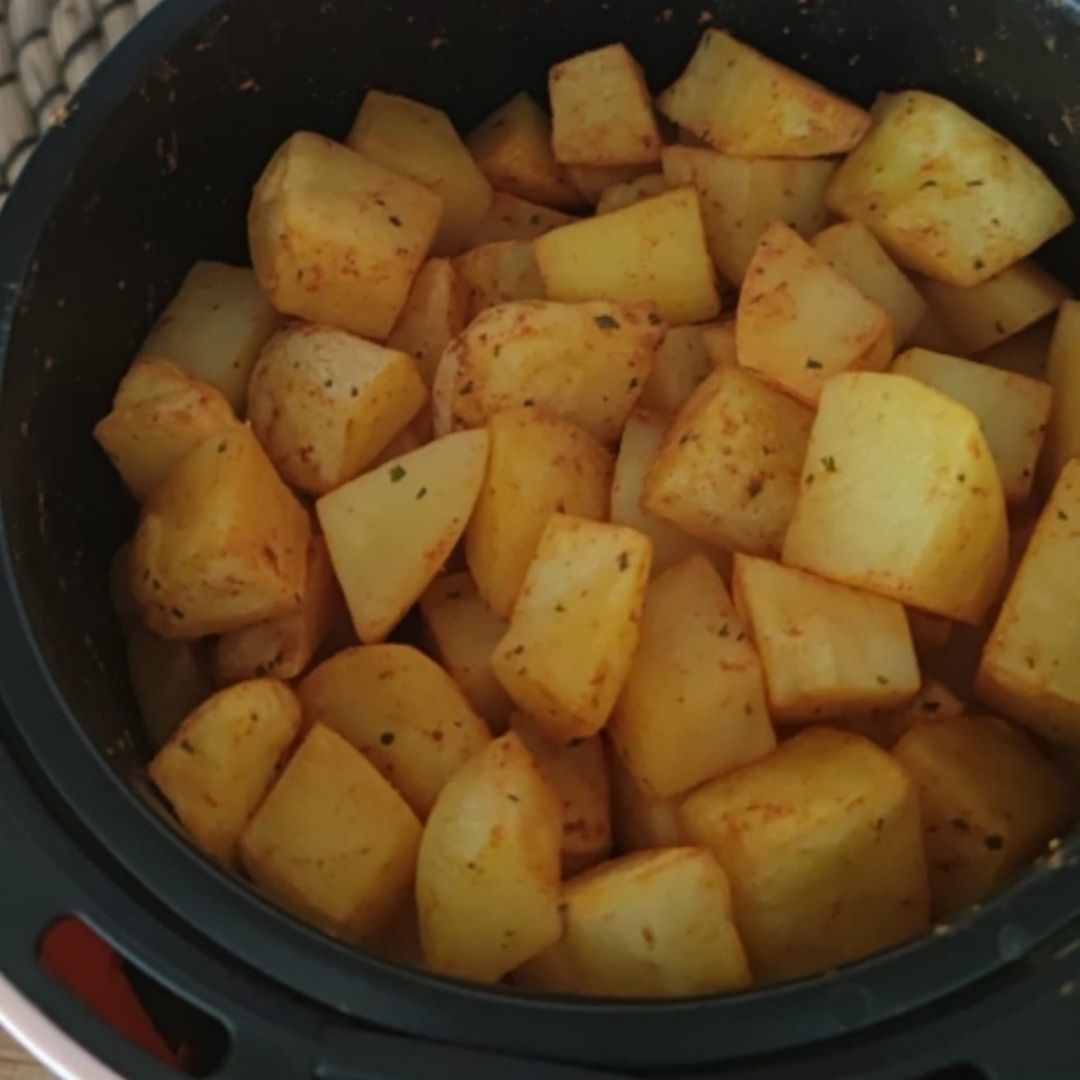 Patatas especiadas NO FRITAS en airflyer Patatas especiadas NO FRITAS en airflyer