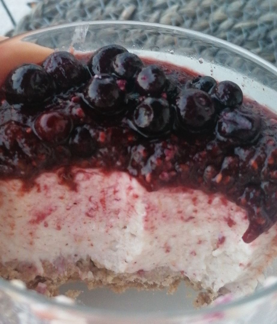 Tarta de queso fresco batido  Paso 3
