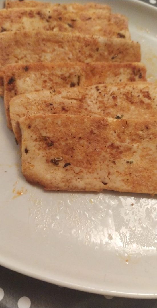 Tofu a la plancha Tofu a la plancha