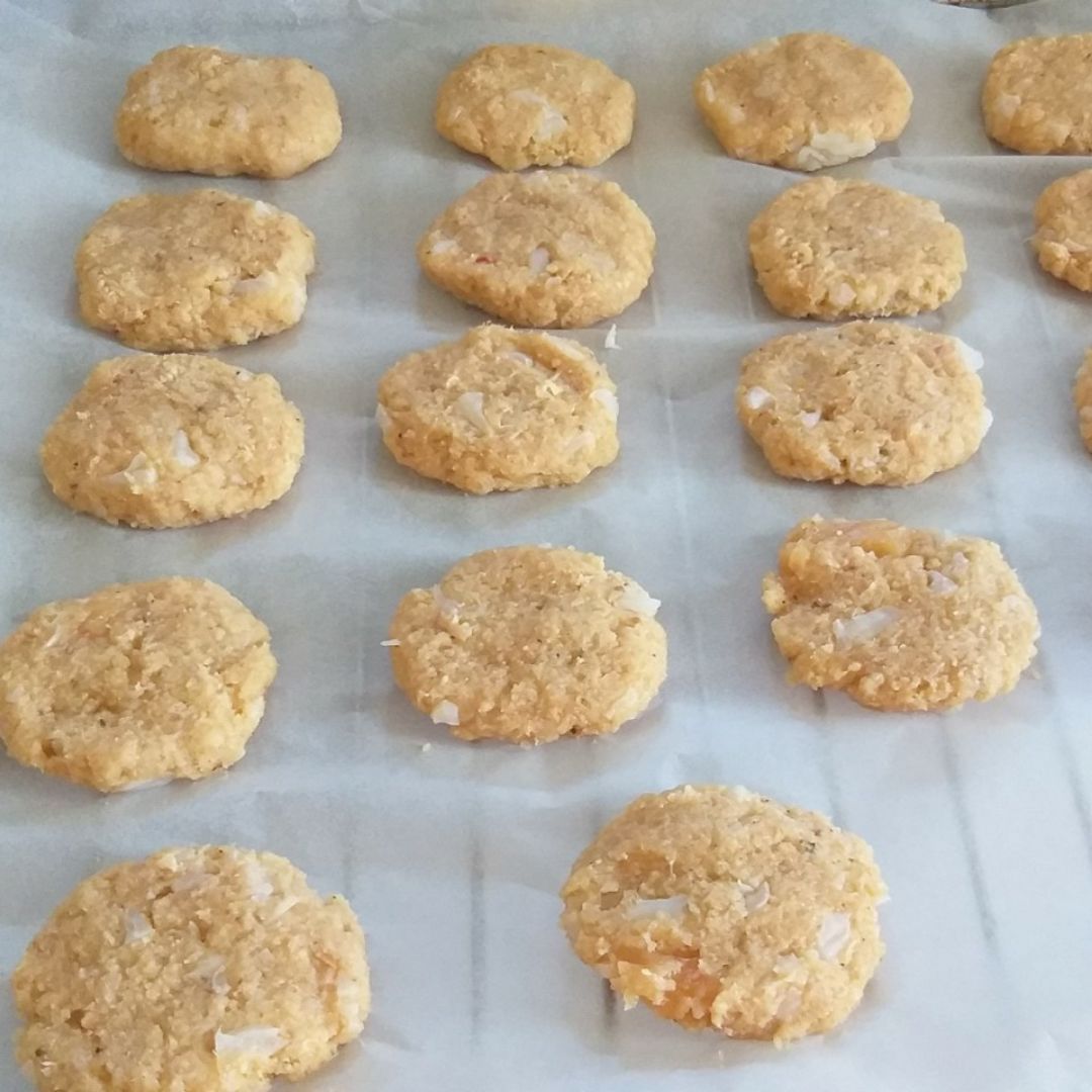 Nuggets de pollo y coliflor