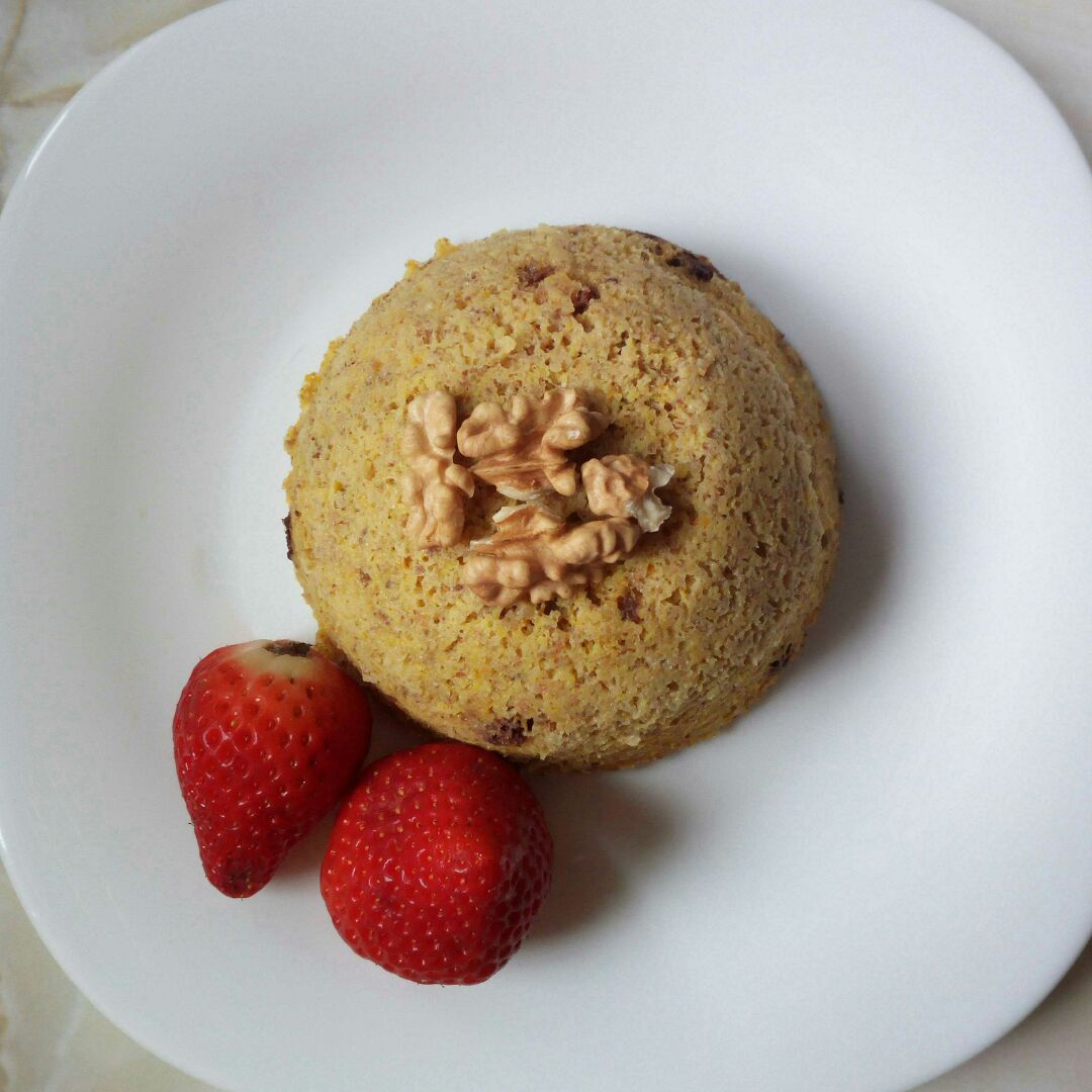Mugcake de avena y naranja Mugcake de avena y naranja