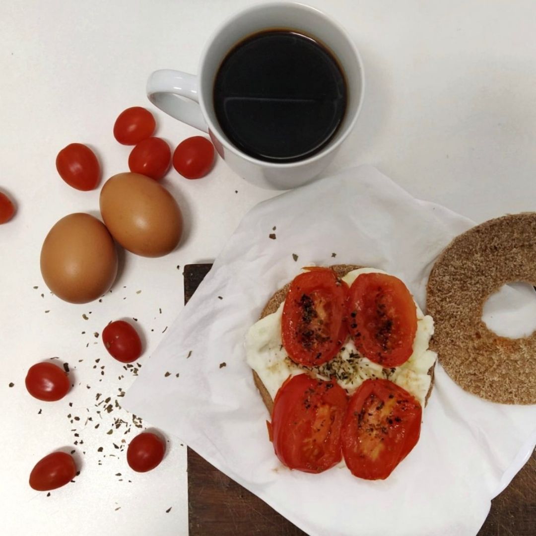 Bagel de desayuno Bagel de desayuno