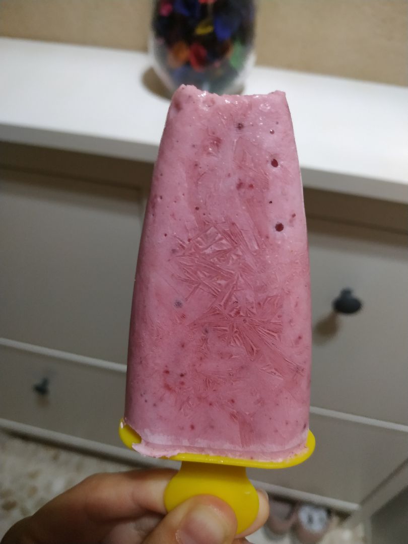 Helados de queso y fresa Helados de queso y fresa
