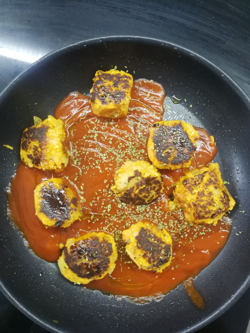 Albóndigas de calabaza y merluza 