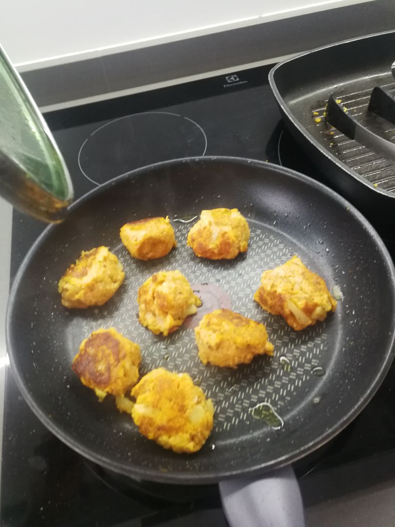 Albóndigas de calabaza y merluza  Paso 3