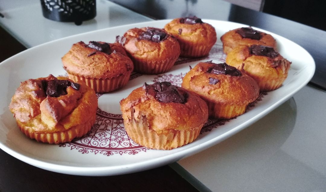 Magdalenas 🥕zanahoria y avena 