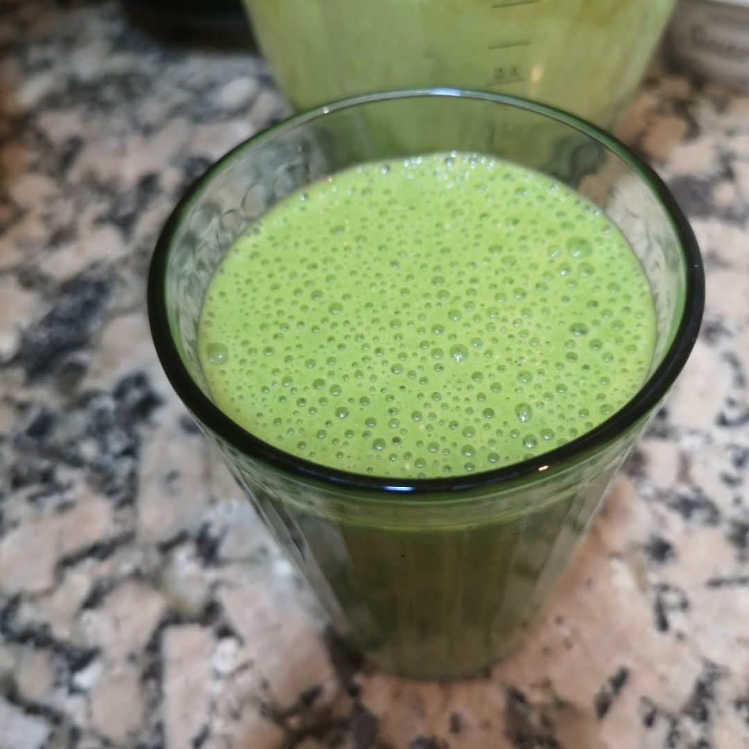 Batido de platano y espinacas