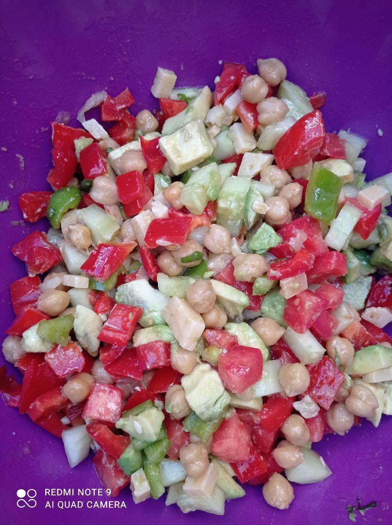 Ensalada de garbanzos Ensalada de garbanzos