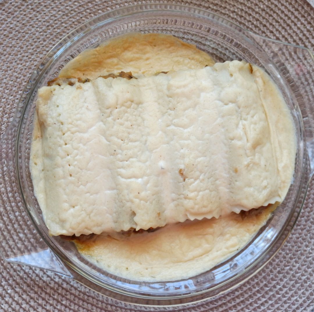 Canelones de atún y verdura 