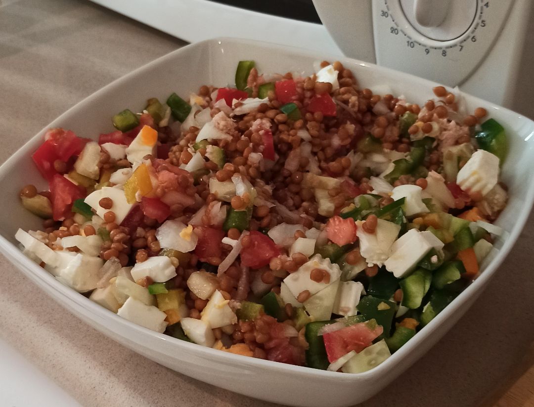 Ensalada de lentejas Ensalada de lentejas