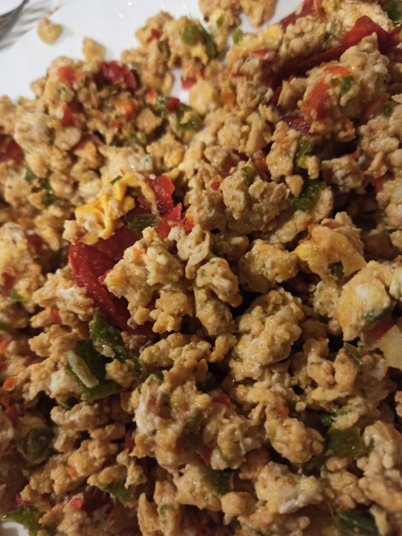Pollo con pimiento Pollo con pimiento