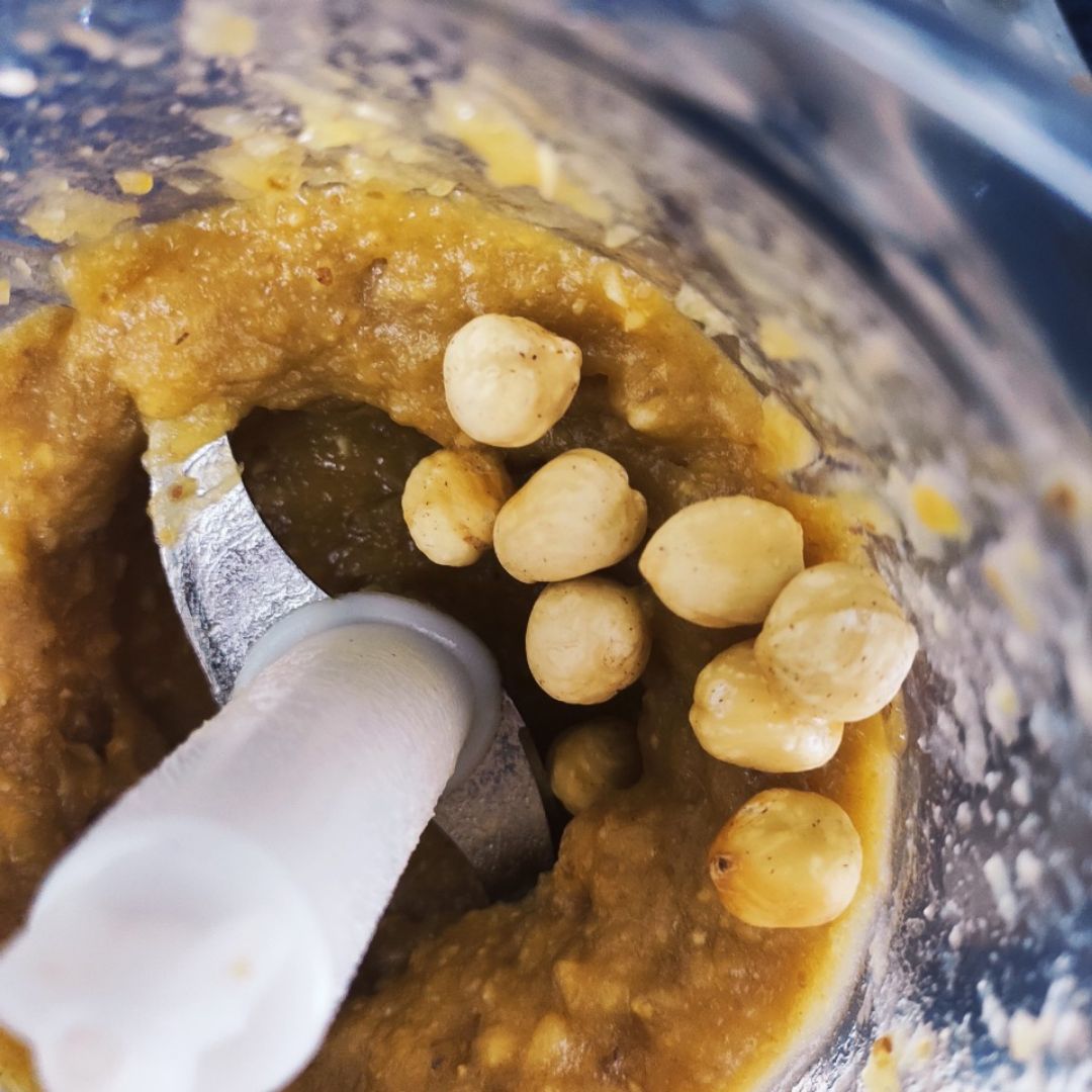 Crema de dátiles, avellanas y cacao Paso 3 Crema de dátiles, avellanas y cacao Paso 3