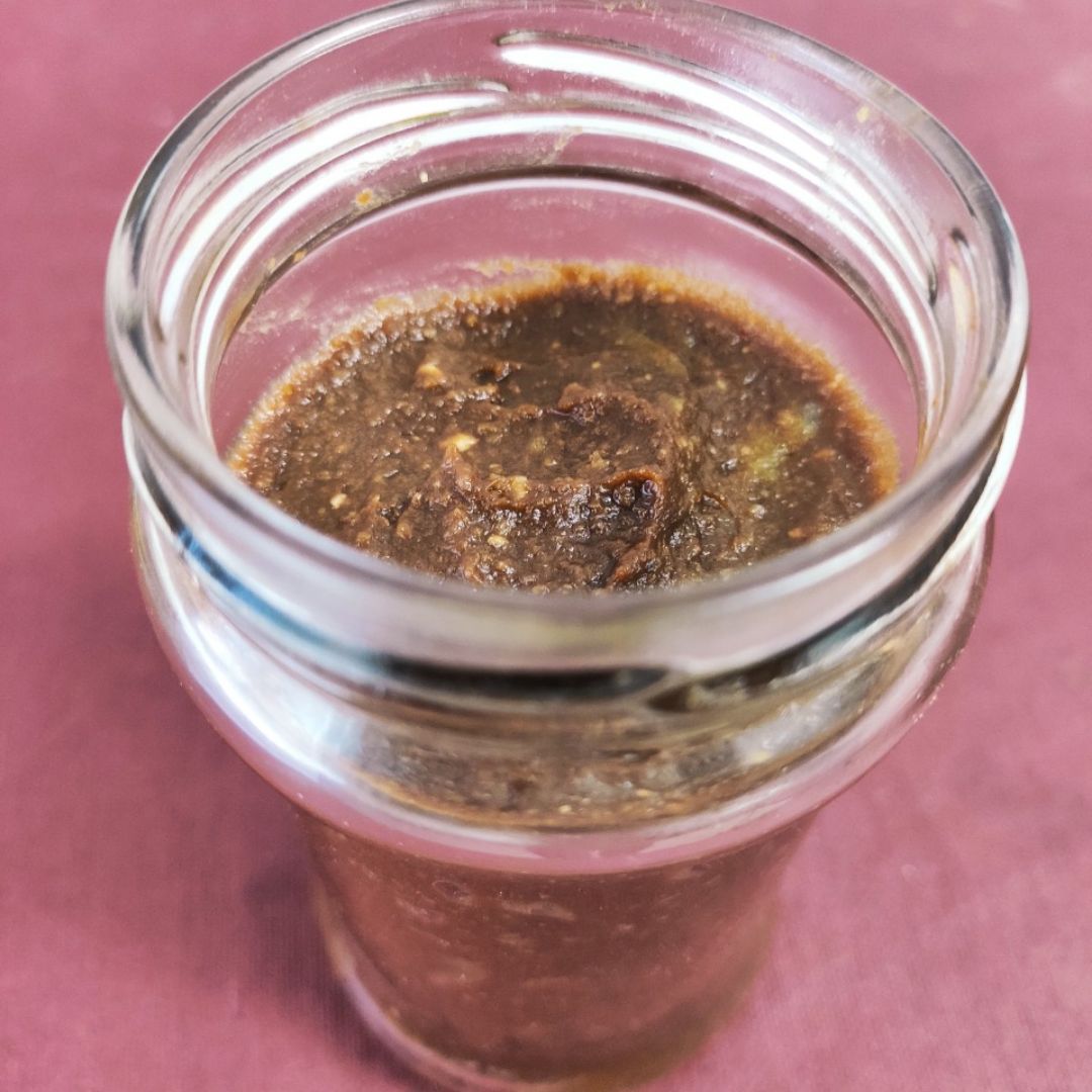 Crema de dátiles, avellanas y cacao Paso 4 Crema de dátiles, avellanas y cacao Paso 4