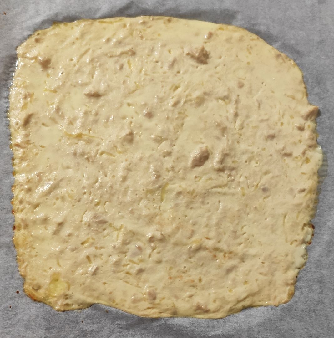 Pizza base de atún Paso 0