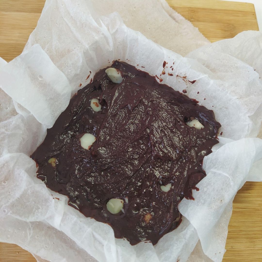 FUDGE DE 🍫 Y AVELLANAS Paso 1 FUDGE DE 🍫 Y AVELLANAS Paso 1