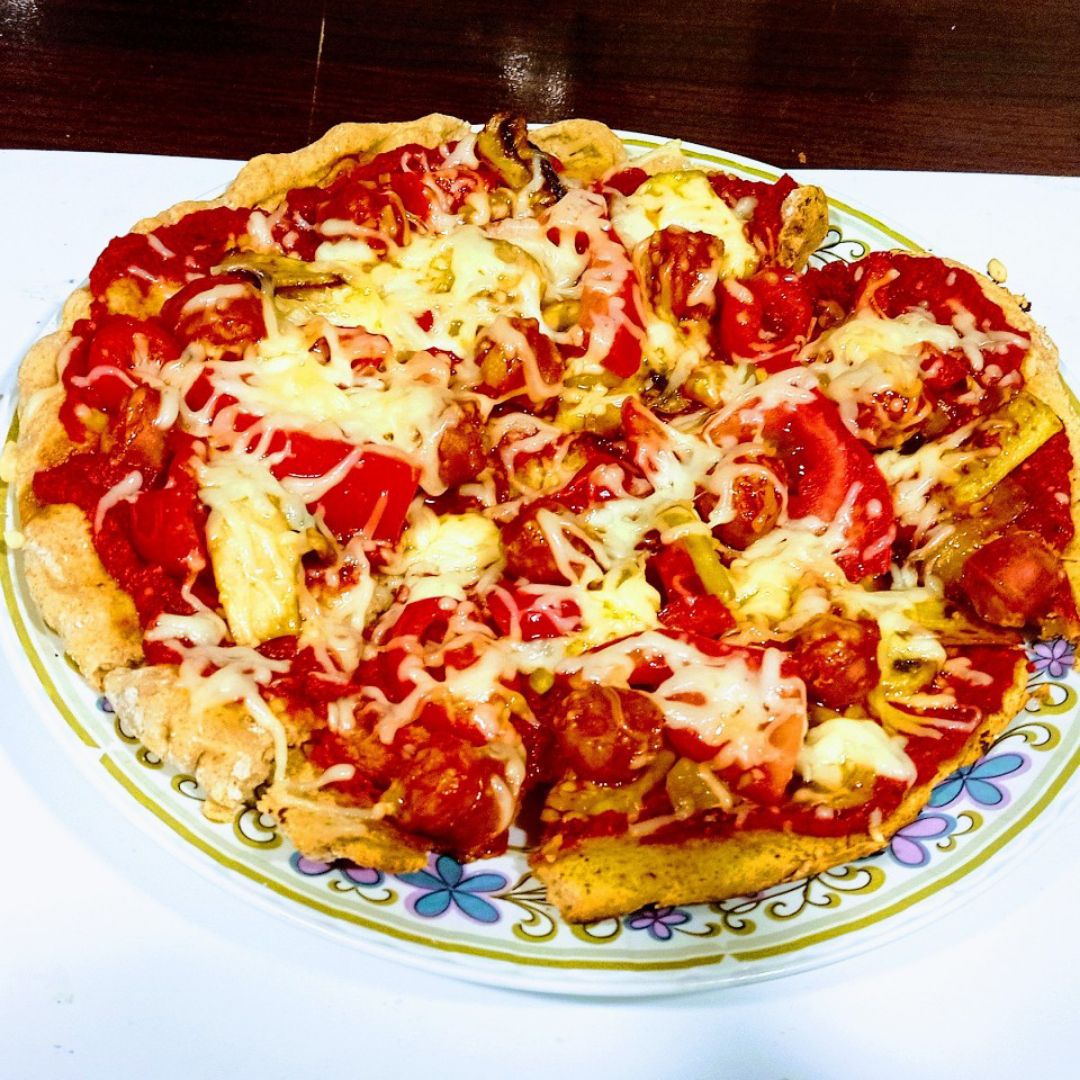 Pizza a la sartén 😮😮 Pizza a la sartén 😮😮