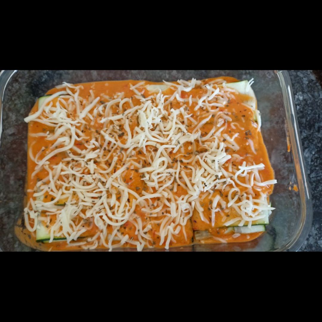 Canelones de calabacín Canelones de calabacín